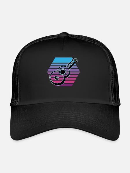 Ukuleles Vitage - Trucker Cap - black/black - Front