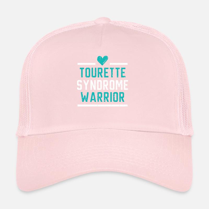 Syndrome de Gilles de la Tourette Trouble du ruban sarcelle du guerrier Casquette trucker 