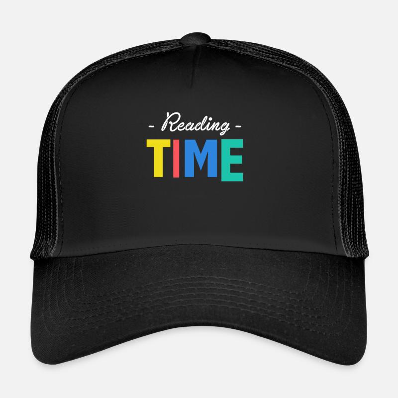 Reading Time Shirt Geschenk Trucker Cap