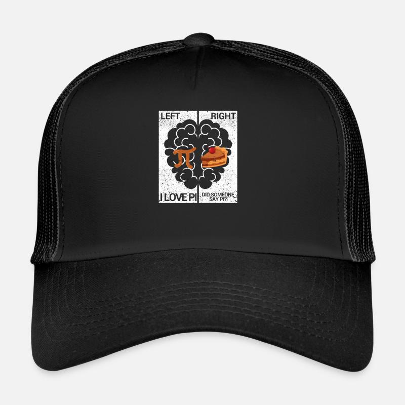 Left Pi Right Cake Funny Math Chemistry Student Casquette trucker 