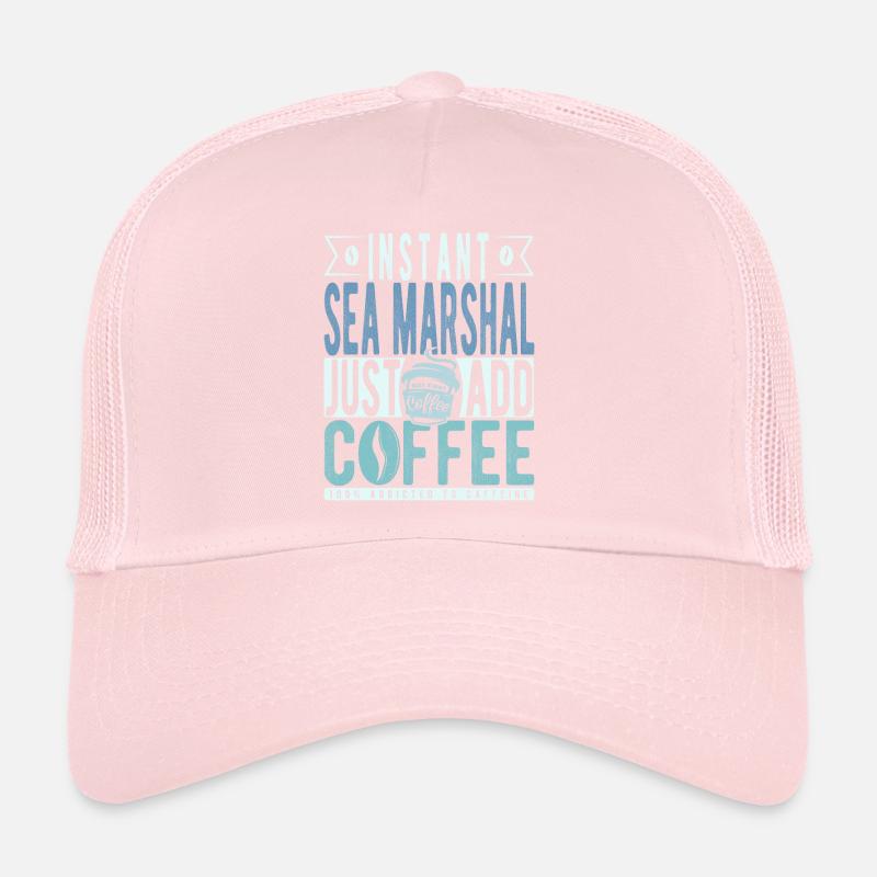 Seemarsch Kaffee Spruch Casquette trucker 