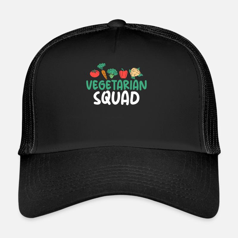Vegetable Lover Vegetarian Gifts Trucker Cap