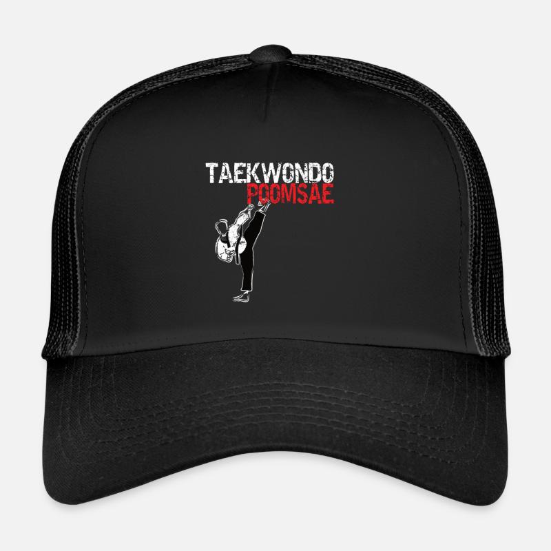 Cool Taekwondo Poomsae Blackbelt Uniform Trucker Cap