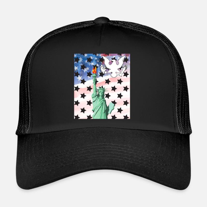 USA, Freiheitsstatue Trucker Cap