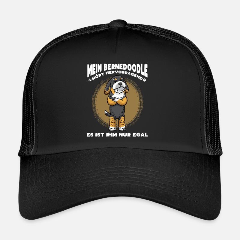 Stur Bernedoodle Hund Trucker Cap