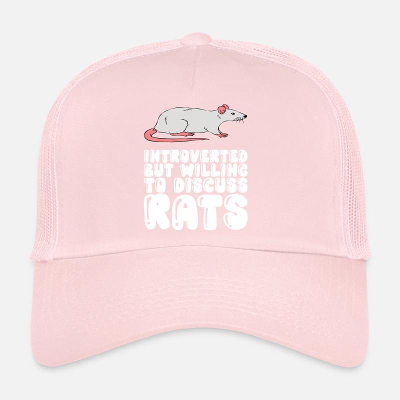 Introverted talking about rats Trucker Cap