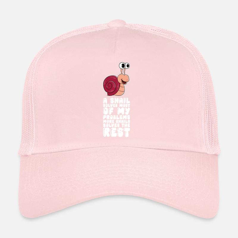 Snail résout mes problèmes Casquette trucker 