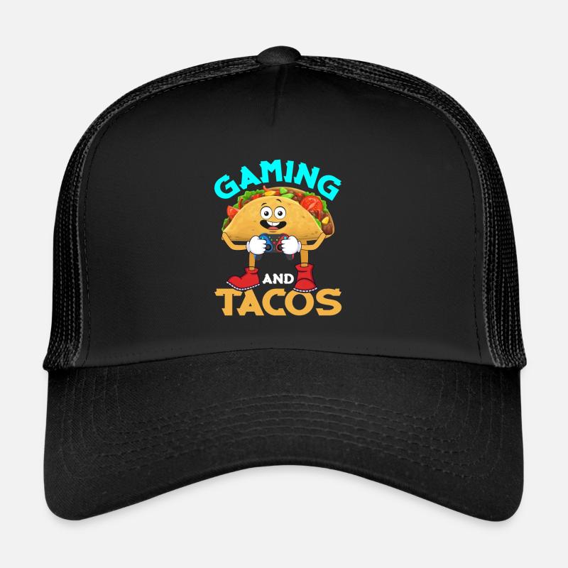 Gaming and Tacos Sleep Game Repeater Contro - Trucker Cap - black/black