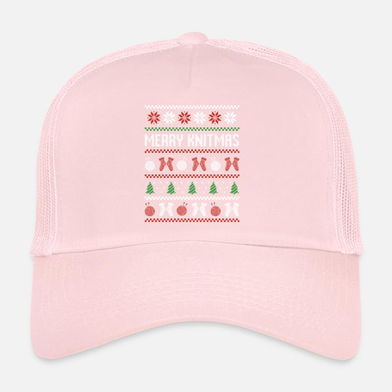 Tricoter Couture Vilain pull de Noël Merry Casquette trucker 