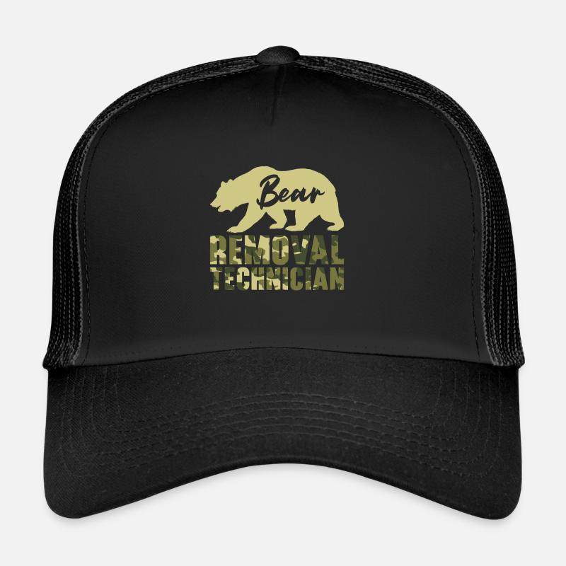 Bärenbeseitigung Techniker Bärenjagd Wildtierjagd Trucker Cap