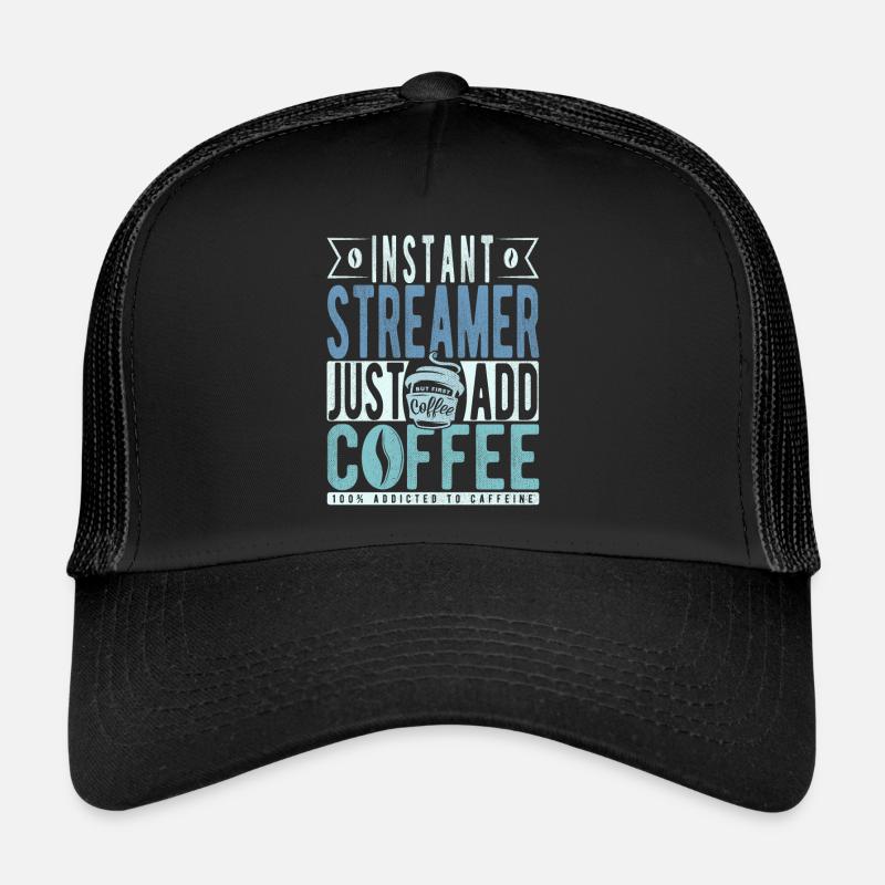 Streamer Coffee Dicton Casquette trucker 