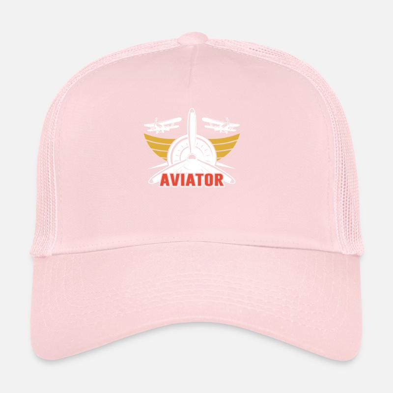 Flieger Jet Pilot Leichtflugzeug Kleinflugzeug Trucker Cap