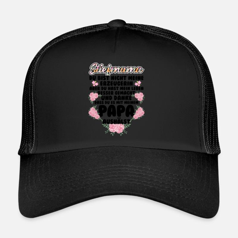 Stiefmama Familie Stiefmutter Geschenk Trucker Cap