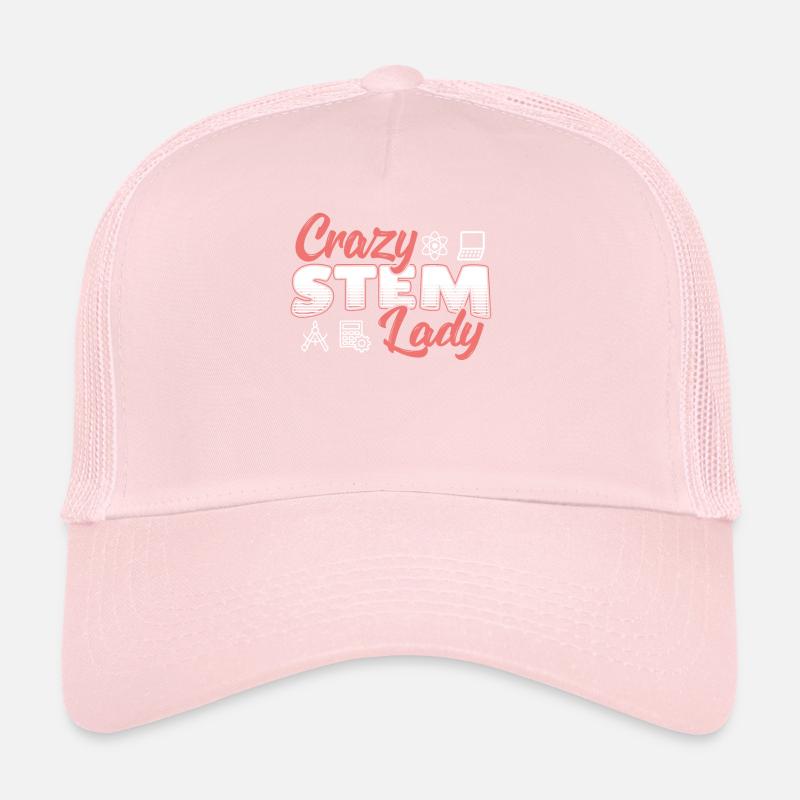 Crazy Stem Lady Steminist Science Trucker Cap