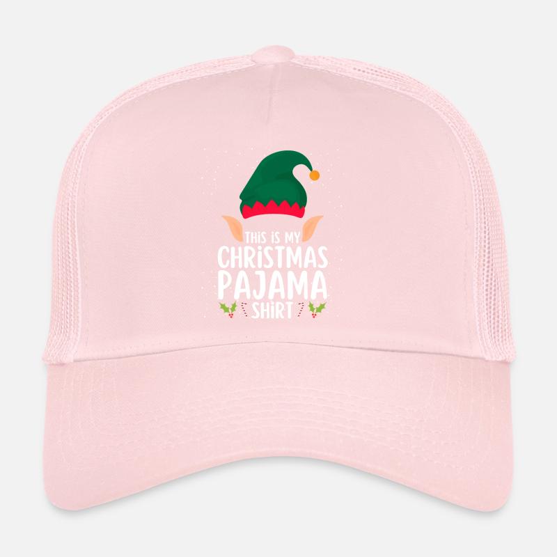 Pyjama de Noël Pyjama Chemise de nuit Casquette trucker 