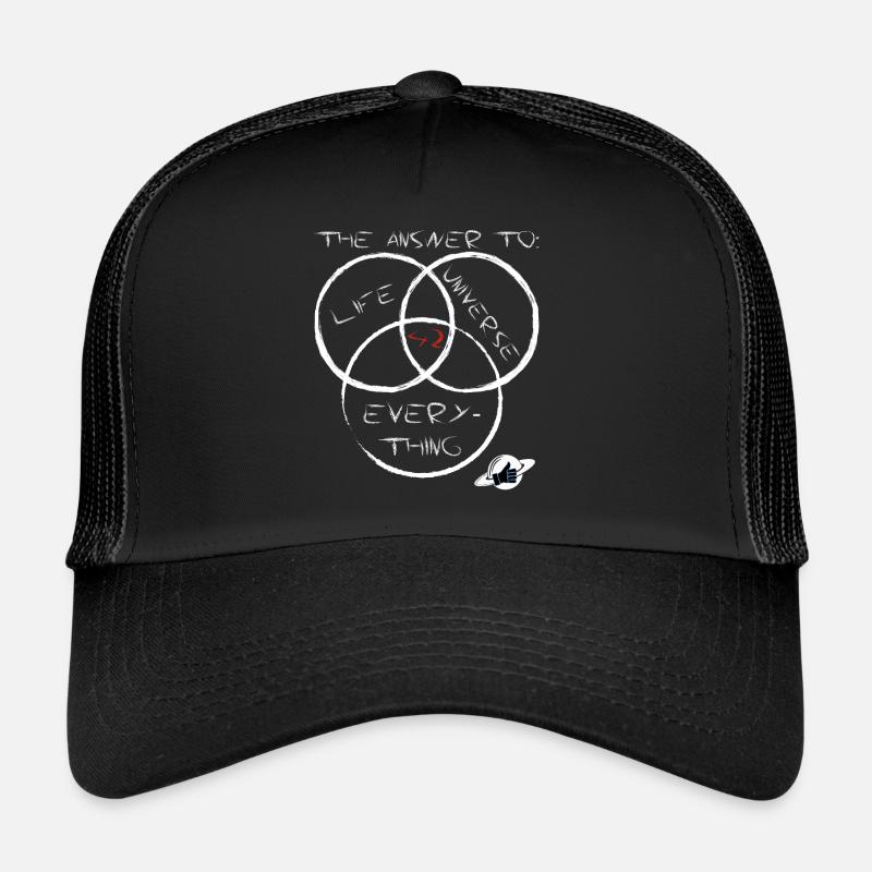 Life Universe Everything 42 Answer Trucker Cap