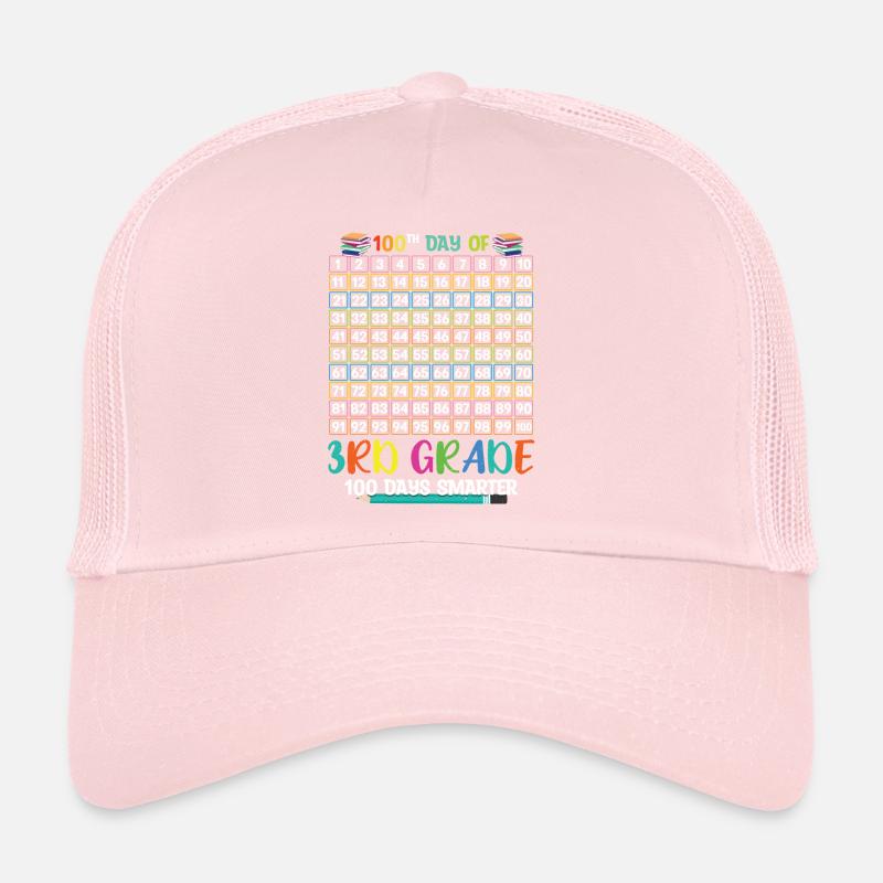 Plus intelligent 100e jour de 3e année 100 jour d’école Casquette trucker 
