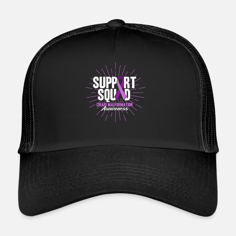 Womens Support Squad - Trucker Cap - Schwarz/Schwarz