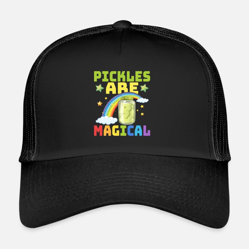 Les cornichons sont des concombres de cornichons magiques Casquette trucker 