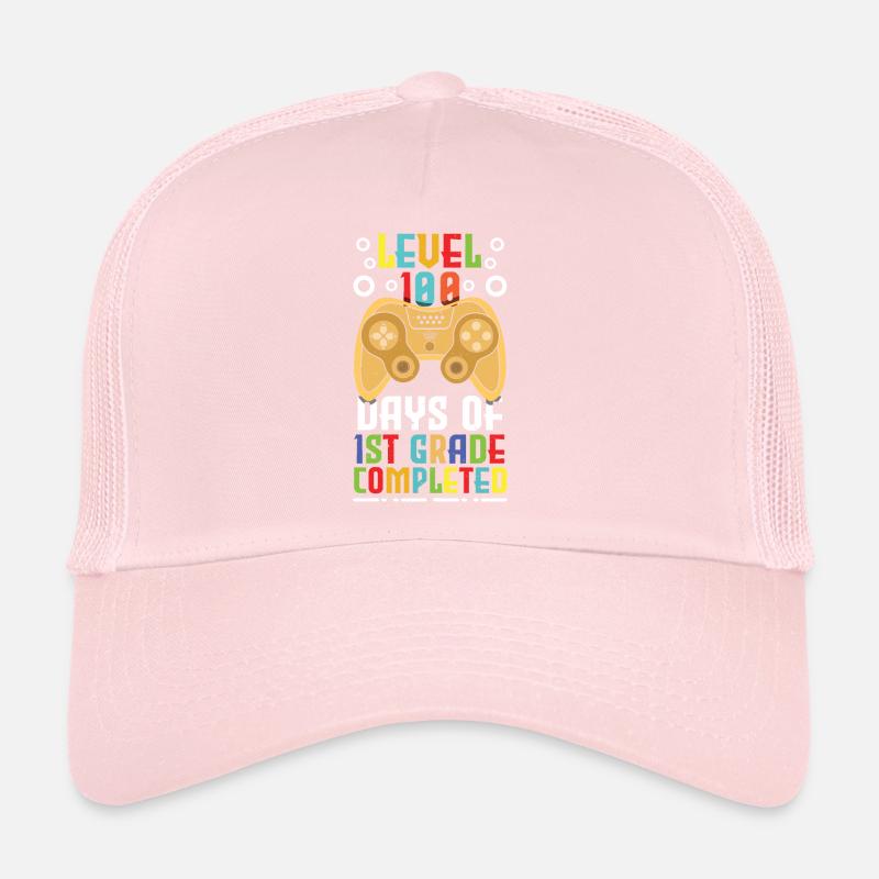 100e jour terminé Gamer 1ère année jours d’école Casquette trucker 