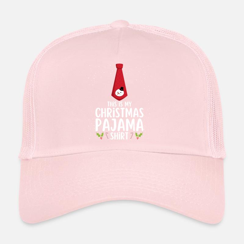 Pyjama de Noël Pyjama Chemise de nuit Casquette trucker 