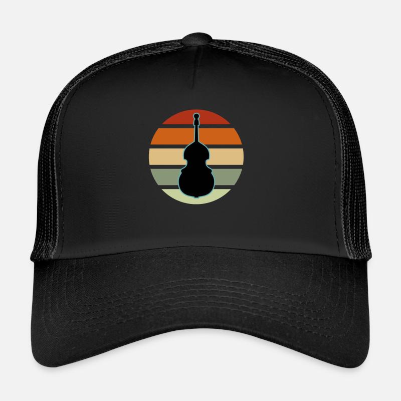 Contrebasse - Casquette trucker  - noir/noir