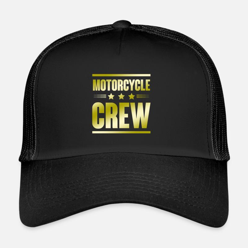 Motorcycle Crew Trucker Cap