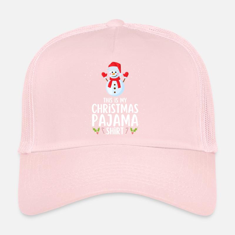 Pyjama de Noël Pyjama Chemise de nuit Casquette trucker 