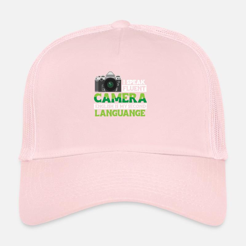 I Speake Fluent Camera Shirt Geschenk Trucker Cap