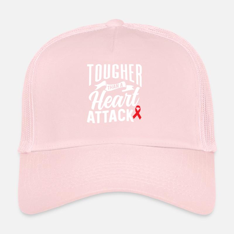 Harder than a heart attack Heart attack Heart attack Trucker Cap