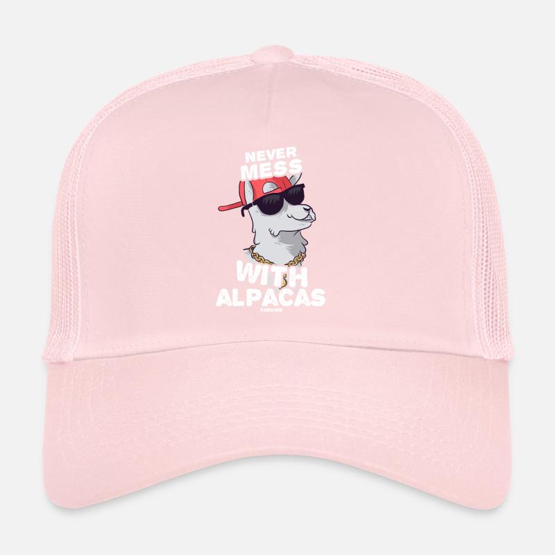 Never Mess With Alpacas Trucker Cap