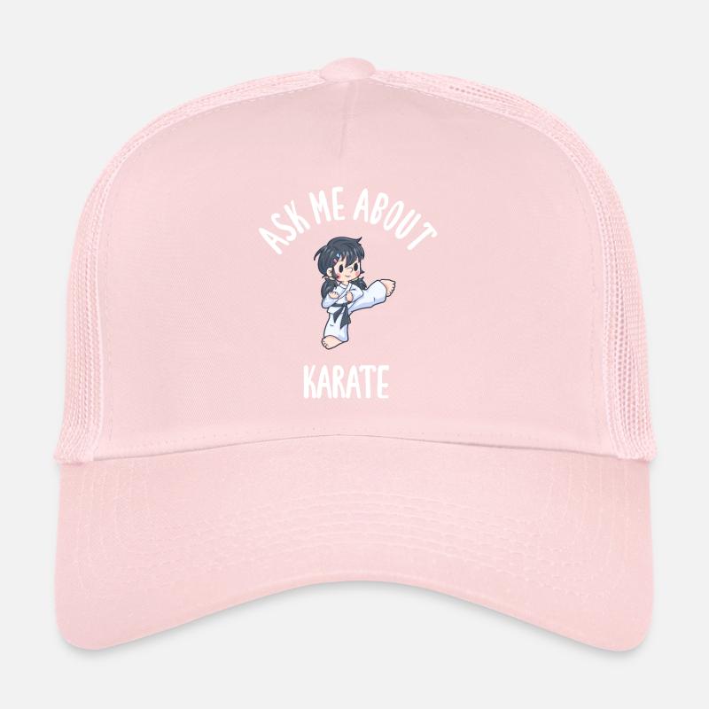 Posez-moi des questions sur le karaté Casquette trucker 