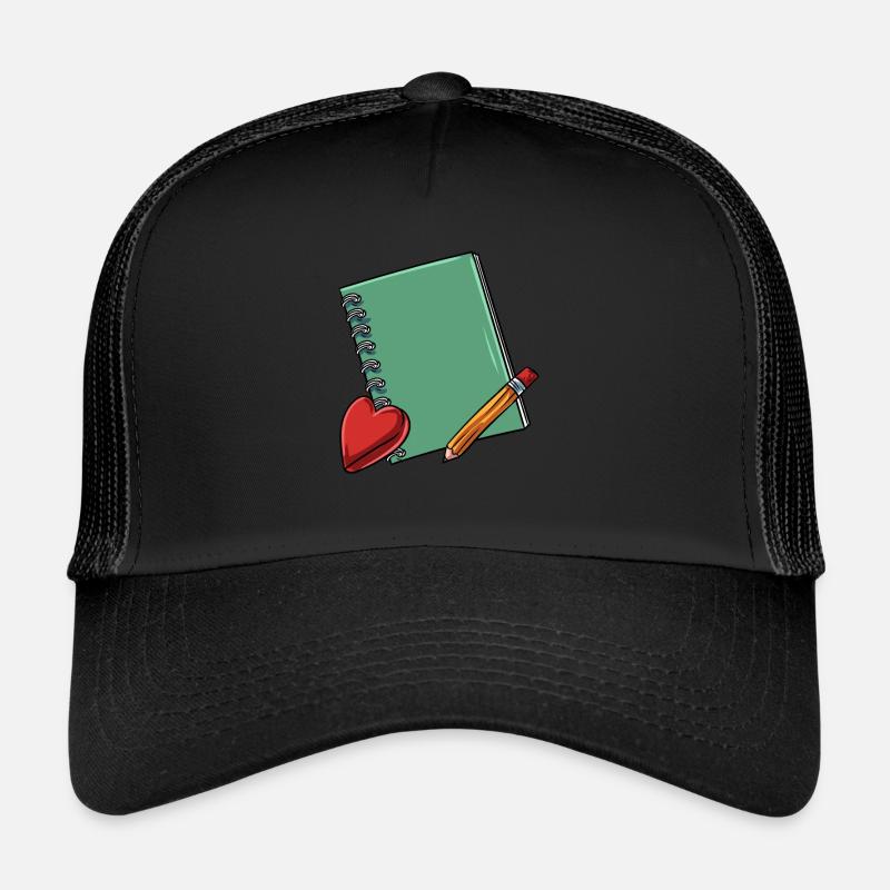 École primaire Book Pencil Casquette trucker 