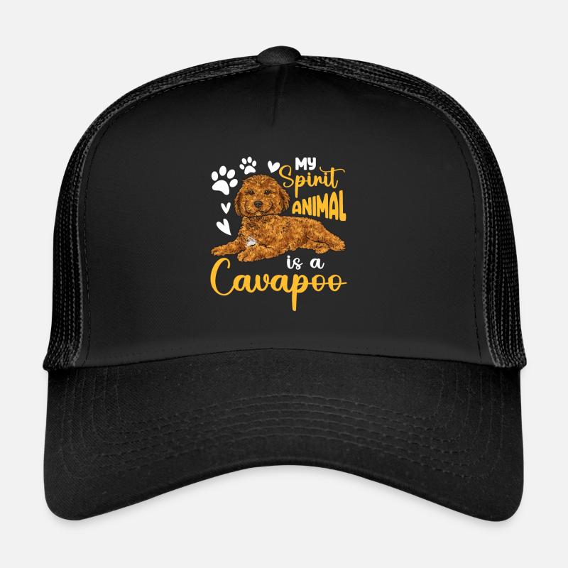 Cavapoo Cavoodle Capoodle Chien Casquette trucker 