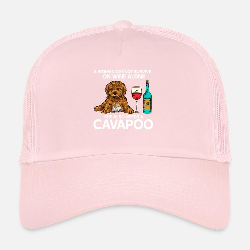 Cavapoo Cavoodle Capoodle Chien Casquette trucker 