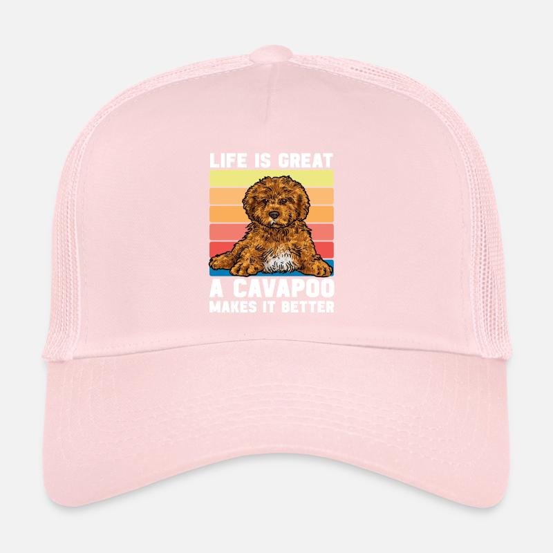 Cavapoo Cavoodle Capoodle Chien Casquette trucker 