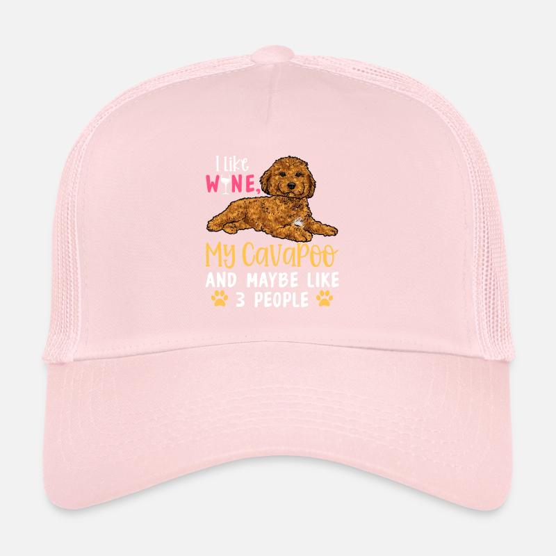 Cavapoo Cavoodle Capoodle Chien Casquette trucker 