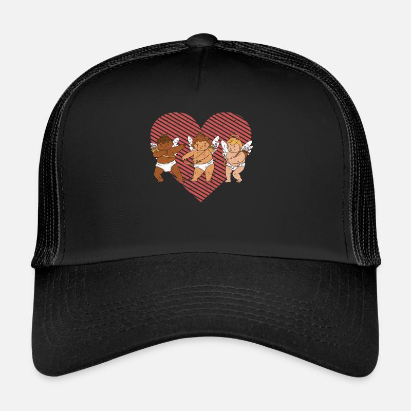 Dancing Cupids Dance Challenge Saint-Valentin Couples Casquette trucker 
