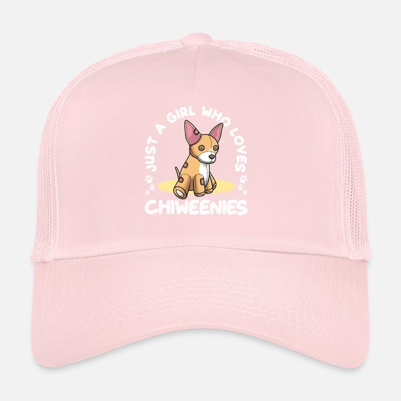 Chiweenie Chien Casquette trucker 