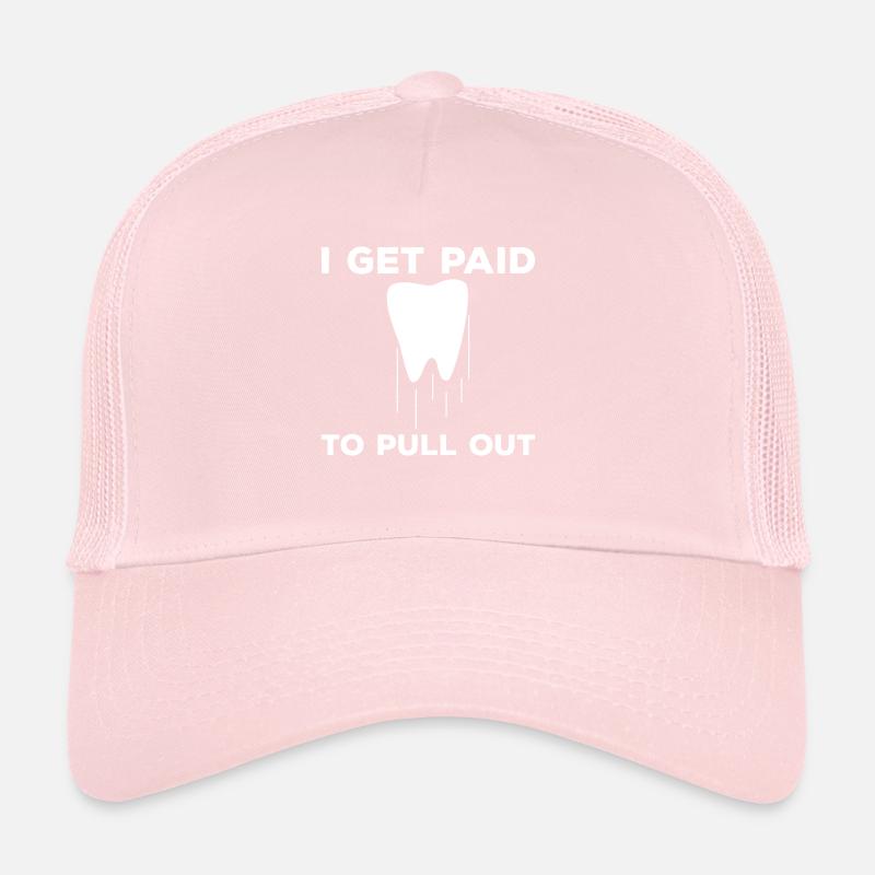 I Get Paid To Pull Out Shirt Trucker Cap