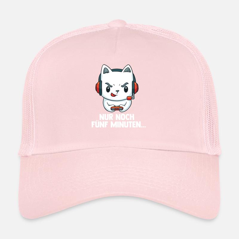 Streamen Videospiele Katze - Computer Spiele Trucker Cap