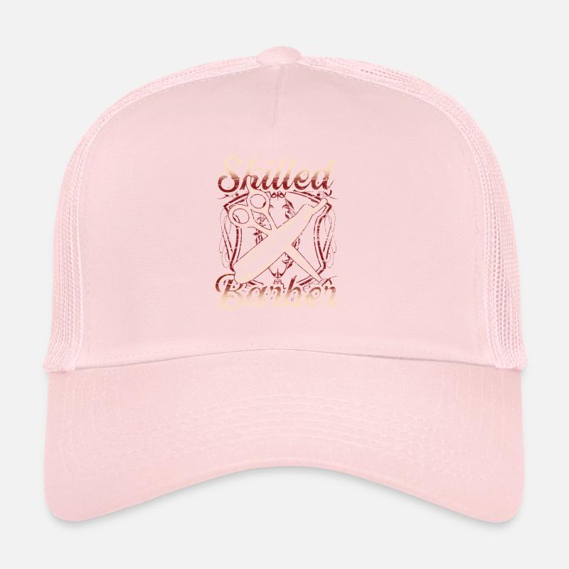 Trained Barber Barbers Barbershop Barber Trucker Cap