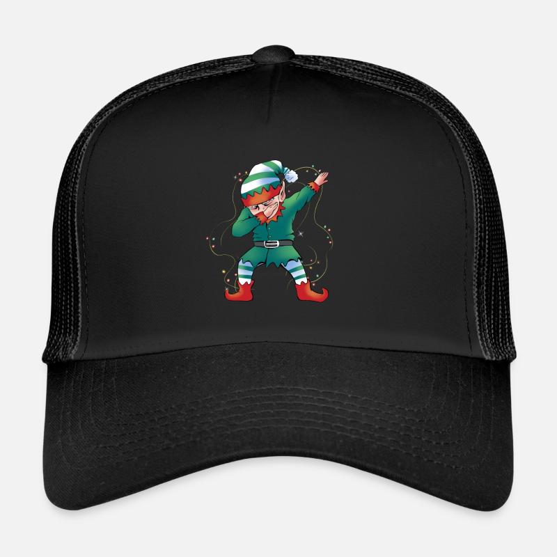 Dabbing Weihnachtsmann Santa Elf Weihnachten Trucker Cap