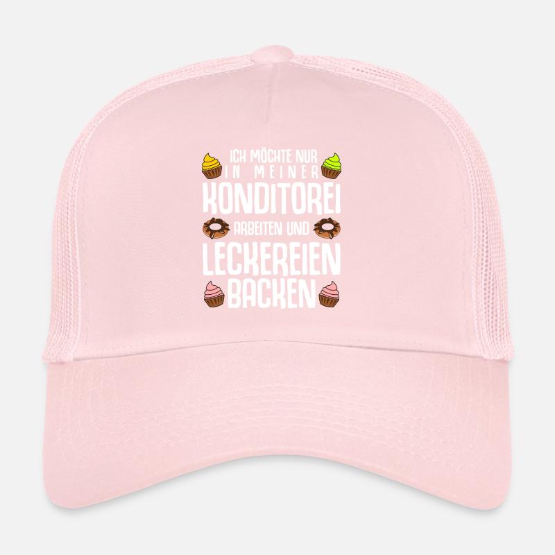 Konditor Süßgebäck Backen Konditorei Trucker Cap
