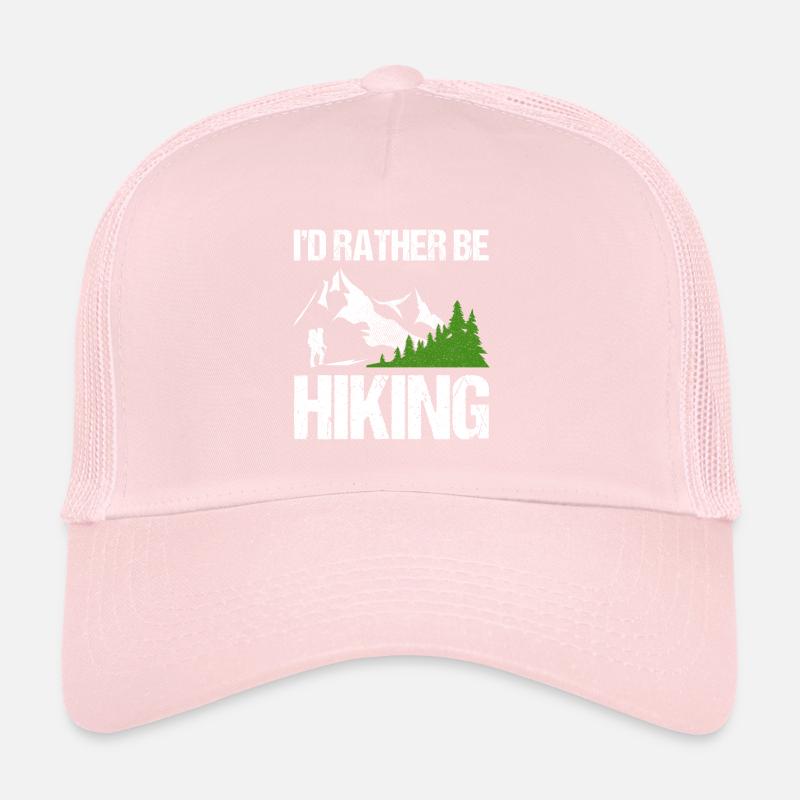 I d rather be Hiking Trucker Cap