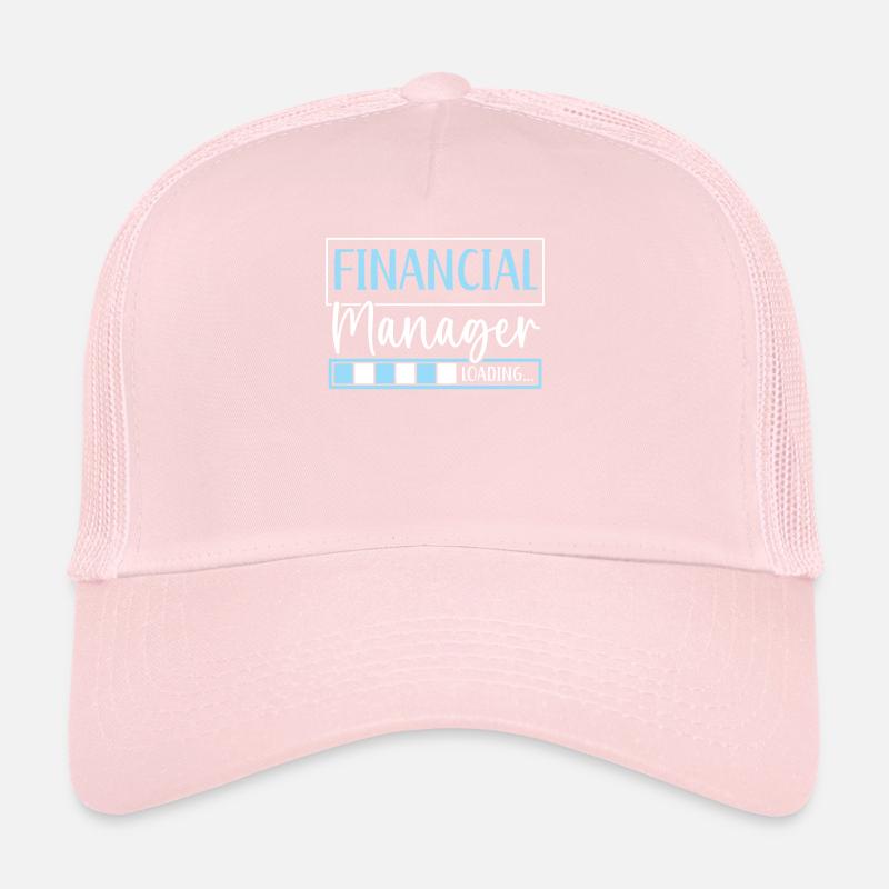 Financial Manager Loading Job Profession Trucker Cap