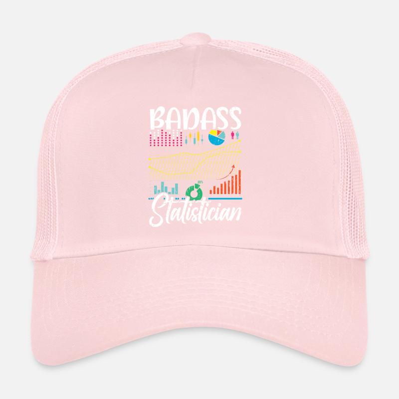 Badass Statistician Data Analyst Stellenstatistik Trucker Cap