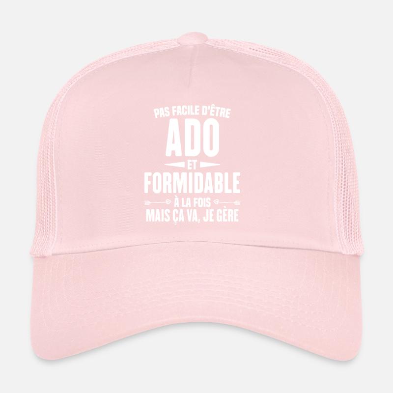 Pas Facile d'Être Ado Et Formidable À La Fois Casquette trucker 