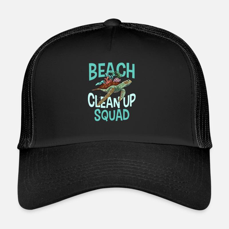 Beach Clean Up Squad Beach Cleaning Beach Trucker Cap