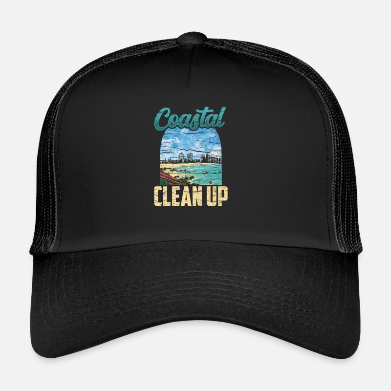 Coastal Cleanup Beach Clean Up Beach Trucker Cap